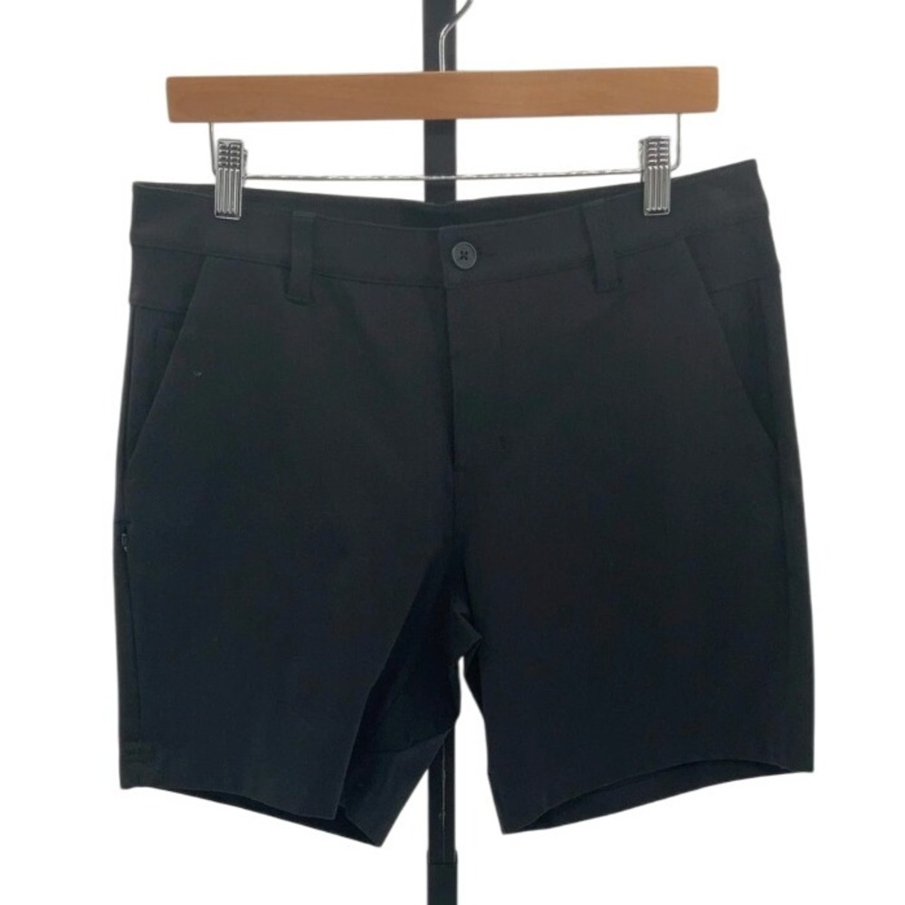 NEW Quince Size 32 Mens Black 7.5" Clubhouse Golf Shorts‎ Activewear Athletic